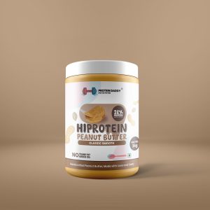 High Protein Classic Smooth Peanut Butter with Added Pea Protein – 32g Protein per 100g[1kg]